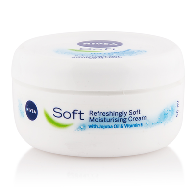 Nivea | soft cream &epsilon;&nu;&upsilon;&delta;&alpha;&tau;&iota;&kappa;ή &kappa;&rho;έ&mu;&alpha; &gamma;&iota;&alpha; &pi;&rho;ό&sigma;&omega;&pi;&omicron;, &sigma;ώ&mu;&alpha; & &chi;έ&rho;&iota;&alpha; | 50ml, , medium