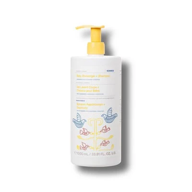Korres baby showergel and shampoo 1000ml, , medium-null