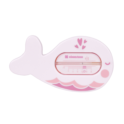 Kikka boo bath thermometer whale pink, , medium