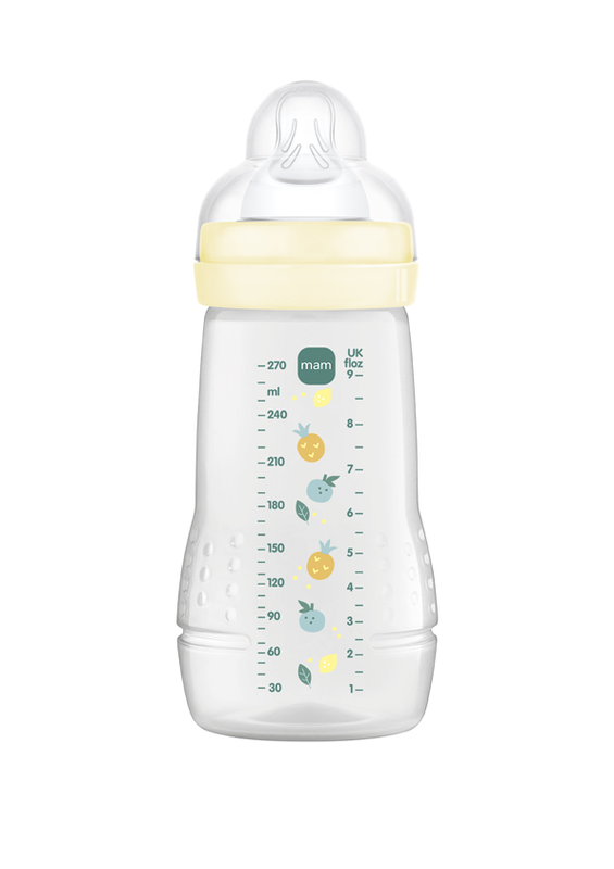 Mam | &mu;&pi;&iota;&mu;&pi;&epsilon;&rho;ό easy active&trade; baby bottle 270ml - unisex &ndash; &kappa;&rho;&epsilon;&mu; | 1&tau;&mu;&chi;, , medium-null