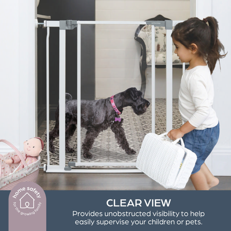 Dreambaby clear view stair safety gate lowrise 75-81cm, , medium-null