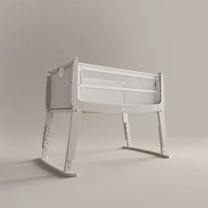 Snuzpod studio bedside crib - oslo grey, , medium-null