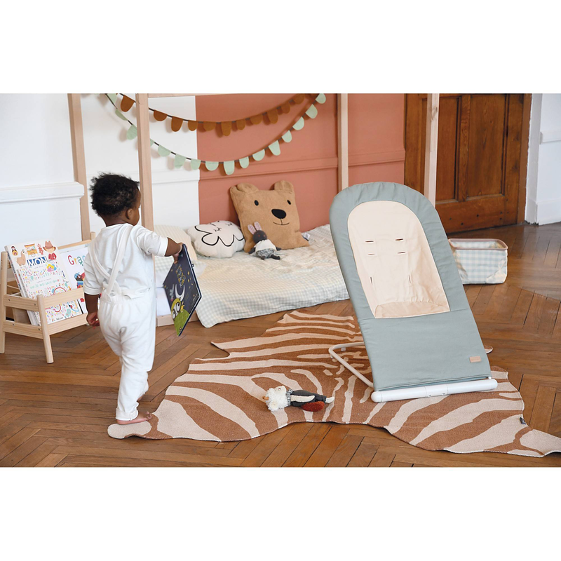 Beaba foldable bouncer easy relax - lichen, , medium-null