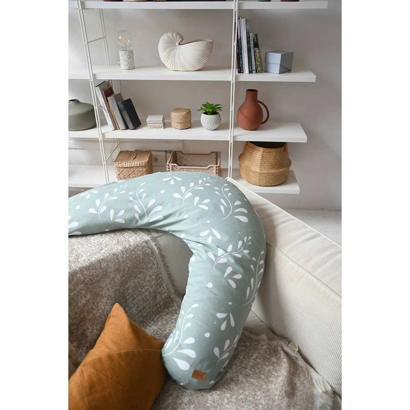 Beaba big flopsy nursing pillow - jersey nature, , medium-null