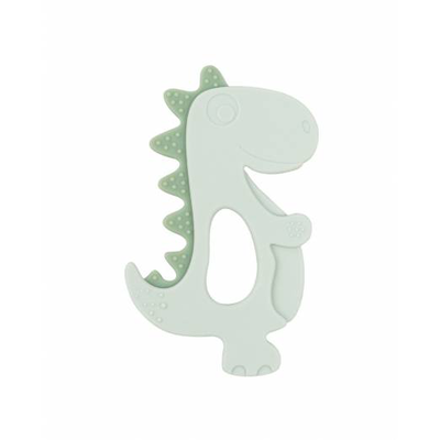Kikka boo silicone teether dino mint, , medium