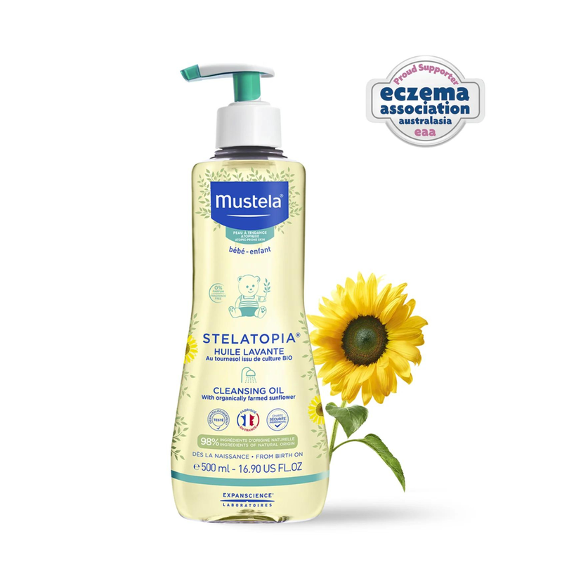 Mustela stelatopia cleansing oil 500ml, , medium-null