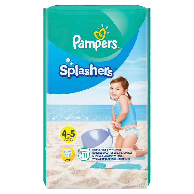 Pampers | splashers no. 4-5 (9-15kg) | 11 &tau;&mu;&chi;, , medium-null