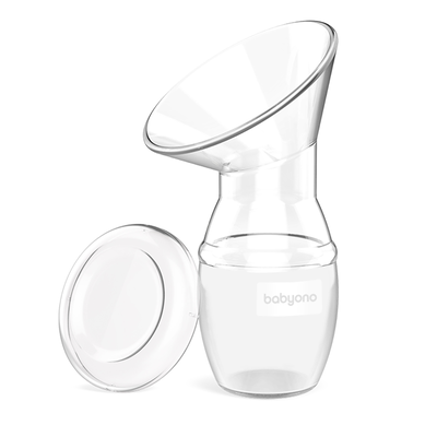 Babyono silicone breast pump-collector, , medium