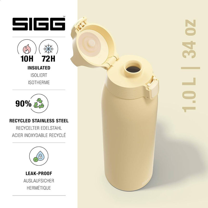 Sigg thermo 1l shield - yellow, , medium-null