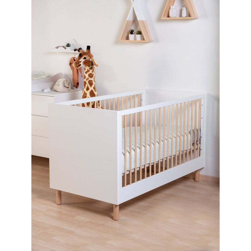 Childhome wonder cot bed + slats 70x140 - white, , medium-null