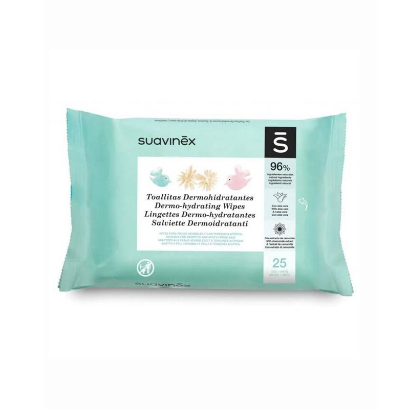 Suavinex dermo hydrating wipes 25pcs, , medium-null