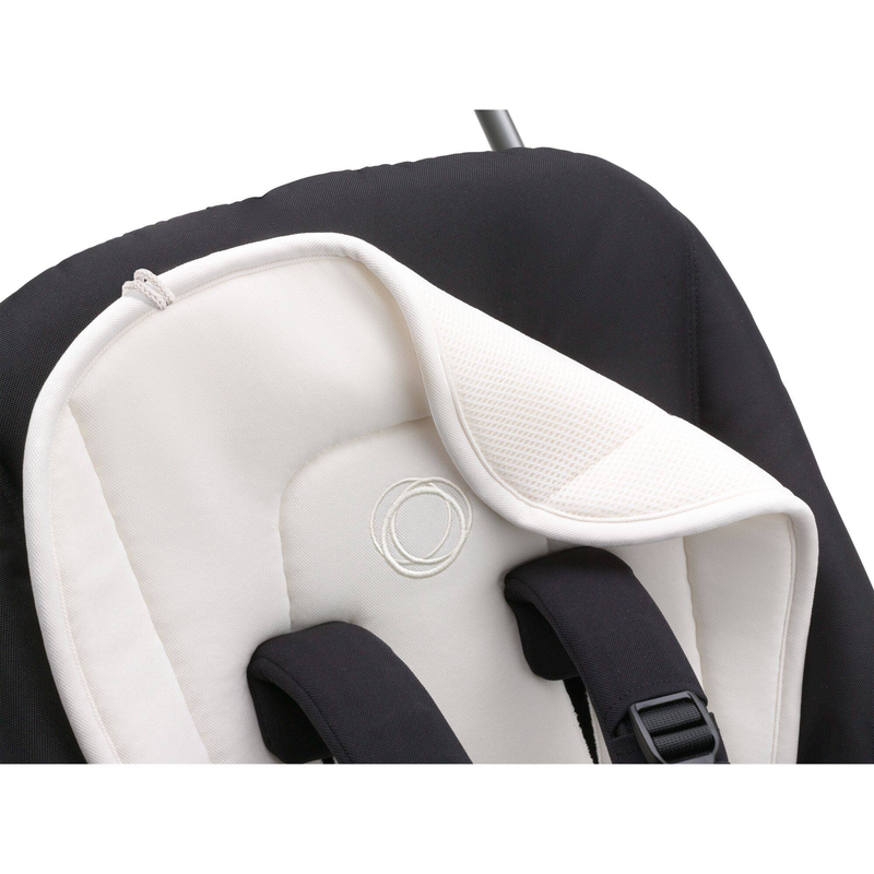 Bugaboo dual comfort seat liner - fresh white, , medium-null