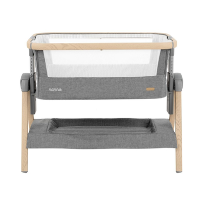 Kikka boo bedside crib nanna dark grey, , medium