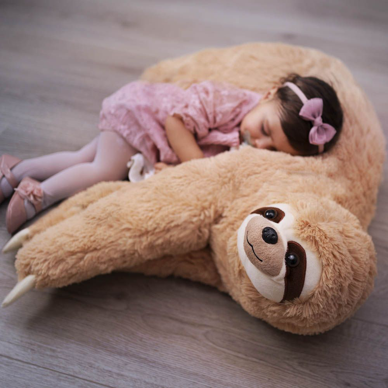 Lifesize sloth pillow 90cm, , medium-null