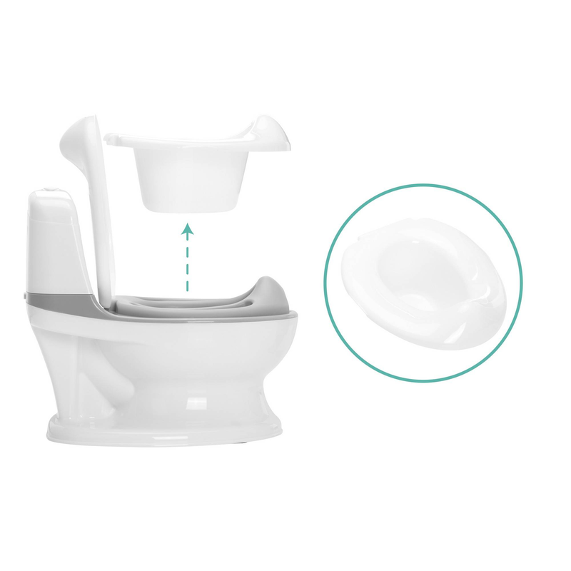 Fillikid mini toilet - white grey, , medium-null