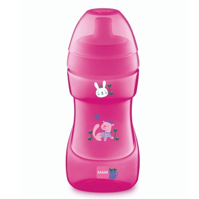 Mam sports cup 330ml pink, , medium