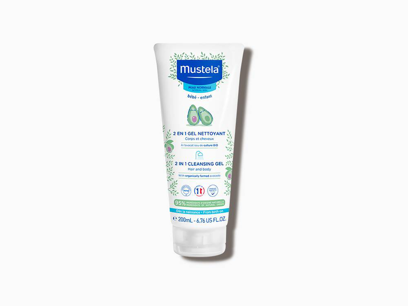 Mustela 2 in hair and body, wash, , medium-null