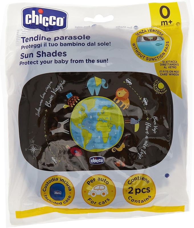 Chicco chicco sun shade (2pcs) 0m+, , medium-null