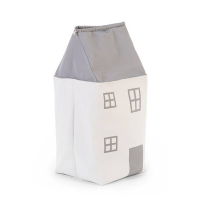 Childhome toy box house - grey offwhite, , medium