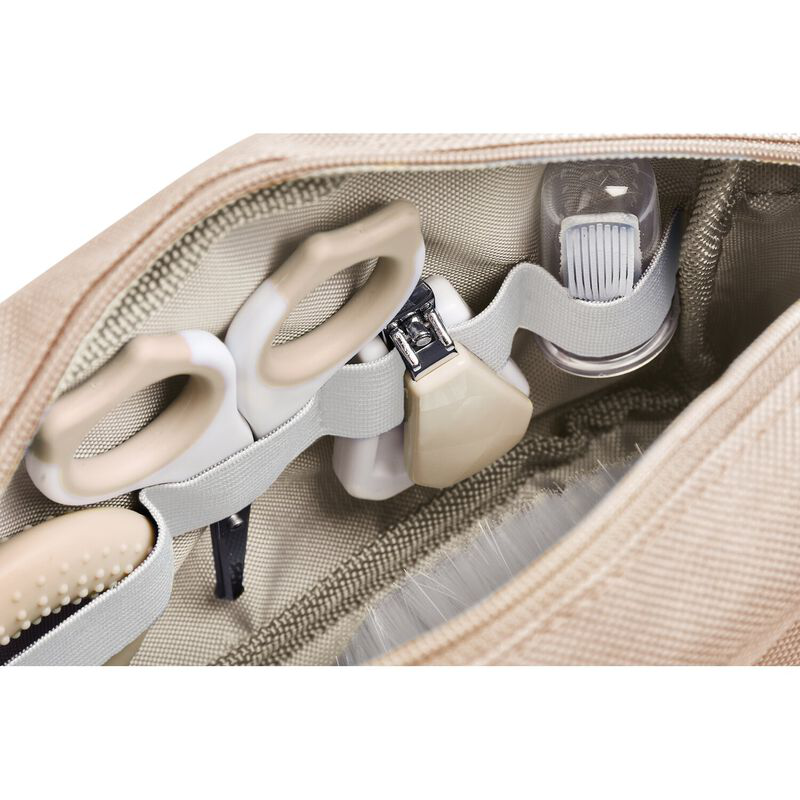 Beaba toiletry pouch 7 accessories - clay, , medium-null