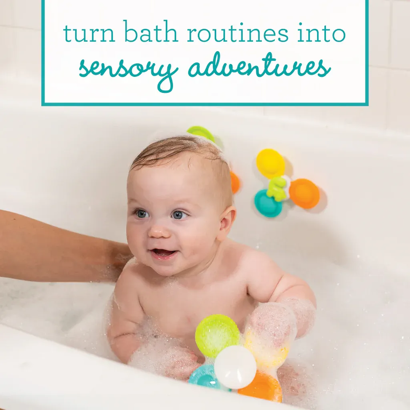 Infantino silicone bath pop spinners, , medium-null
