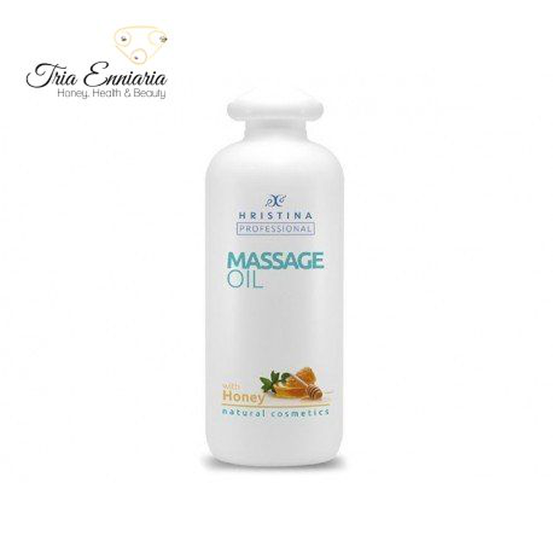 Honey, massage oil, professional series, 500 ml. Hristina cosmetics image number null