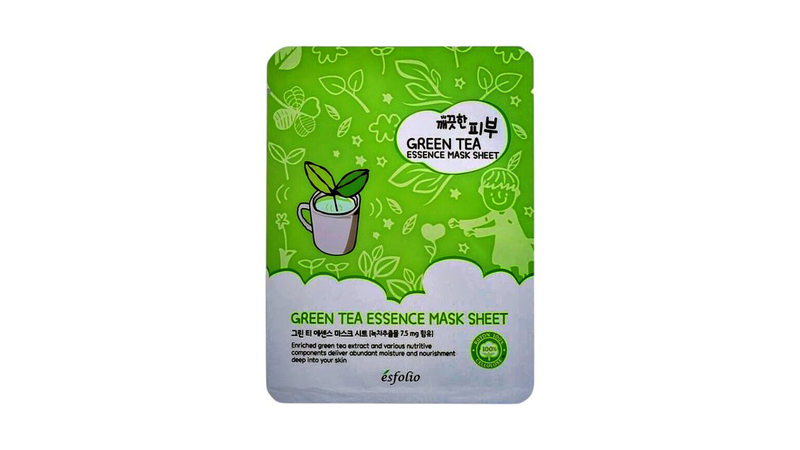 Esfolio  pure skin green tea Essence mask sheet-null