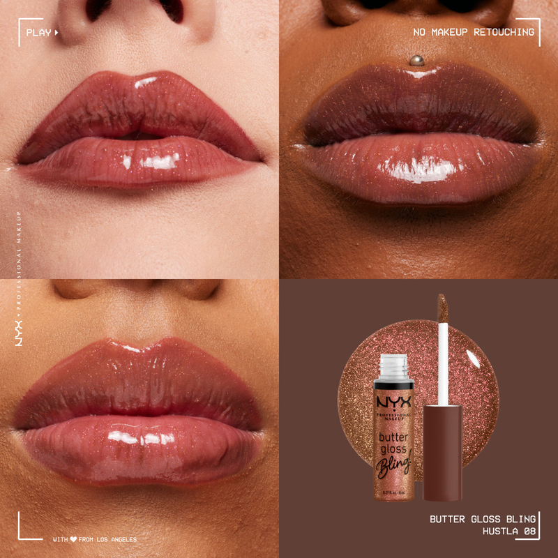 Butter gloss bling lip shimmer image number null