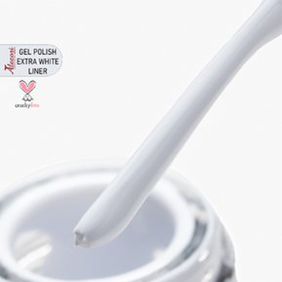 Gel polish extra white liner 15ml.
