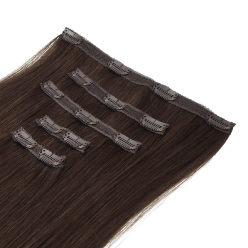 Clip in 5 pcs classic 50-52cm 2/coffee bean, , medium image number null