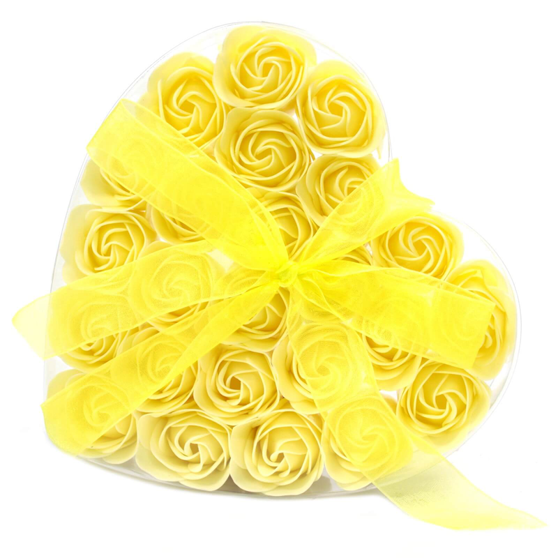 Flower soaps set of 24 - yellow roses, , medium-null