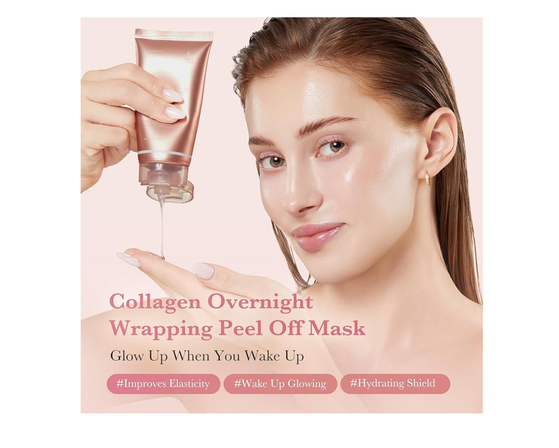 Medicube collagen overnight wrapping peel off facial mask pack-null