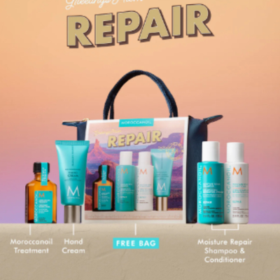 Repair travel set complete your routine  perfect defense heat protectant perfect, , medium