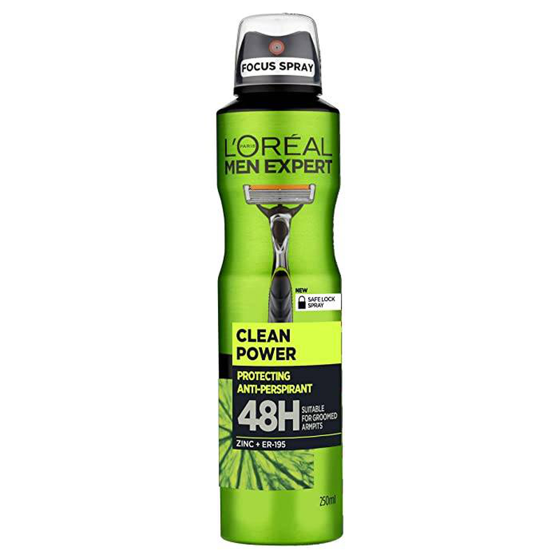 Product image: L'oreal men expert anti-perspirant clean power 250ml-null