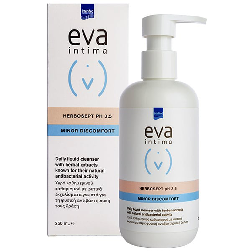 Eva intima wash herbosept ph 3.5 daily cleaning & natural antifungal protection of the intimate area 250ml-null