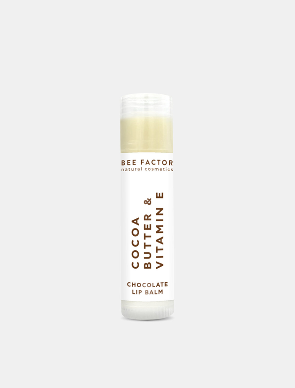 Product image: Bee factor cocoa butter & vitamin e vanilla lip balm, , medium-null
