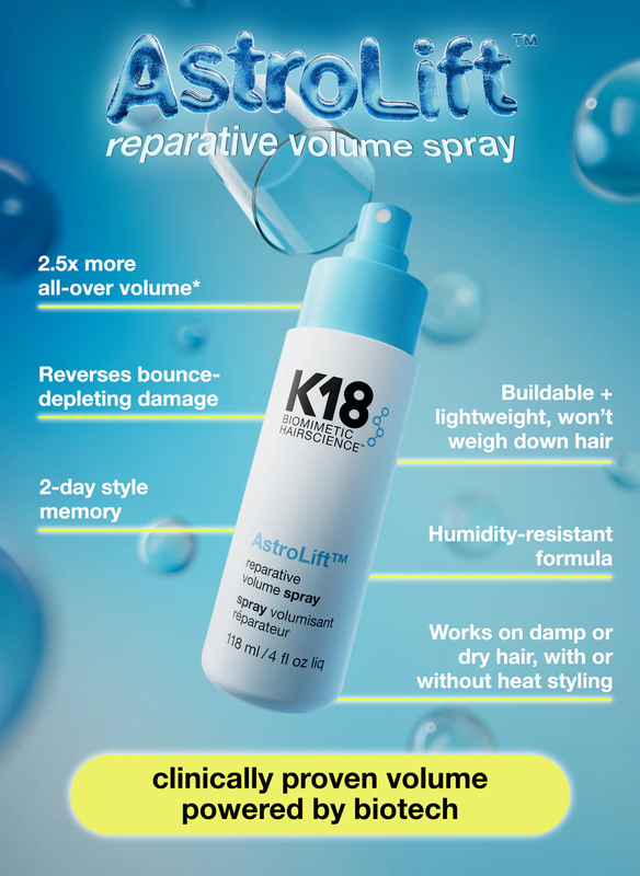 K18 astrolift&trade; reparative volume spray 118ml, , medium-null