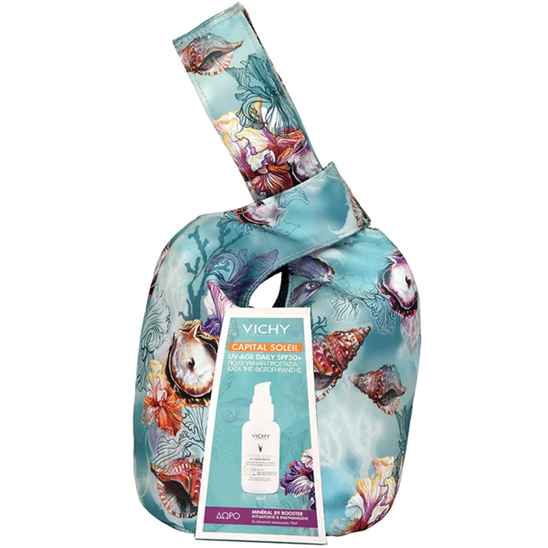 Product image: Vichy capital soleil set με uv-age daily αντηλιακή κρέμα προσώπου κατά της φωτογήρανσης SPF50+ 40 ml & δώρο mineral 89 10 ml, , medium-null