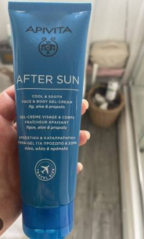 Apivita sun face & body after-sun gel 100ml, . image number null