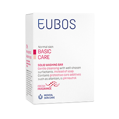 Eubos solid washing bar red 125g, , medium