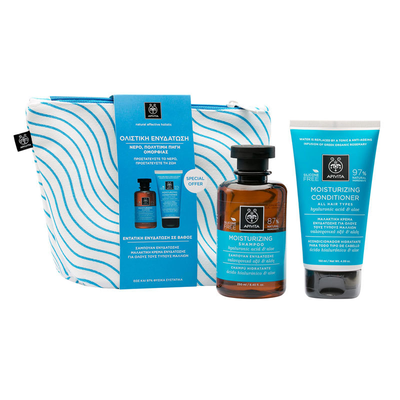 Apivita  moisturizing shampoo + conditioner 1 set, , medium