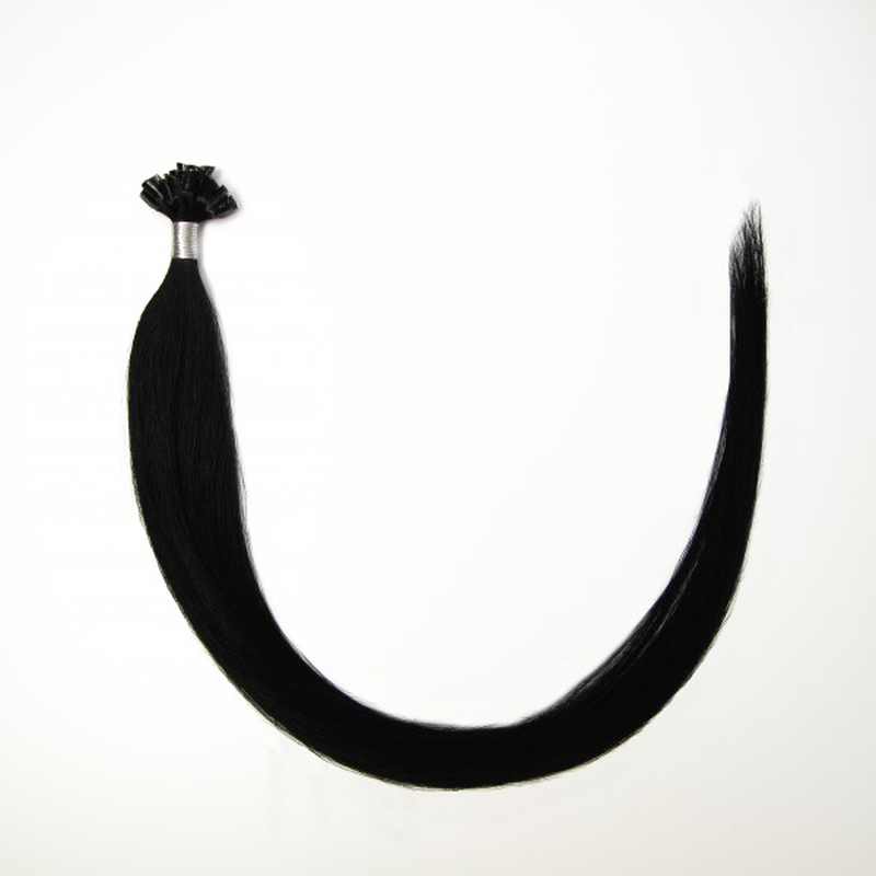 Nail tip premium hair 46-48cm 1/jet black, , medium image number null
