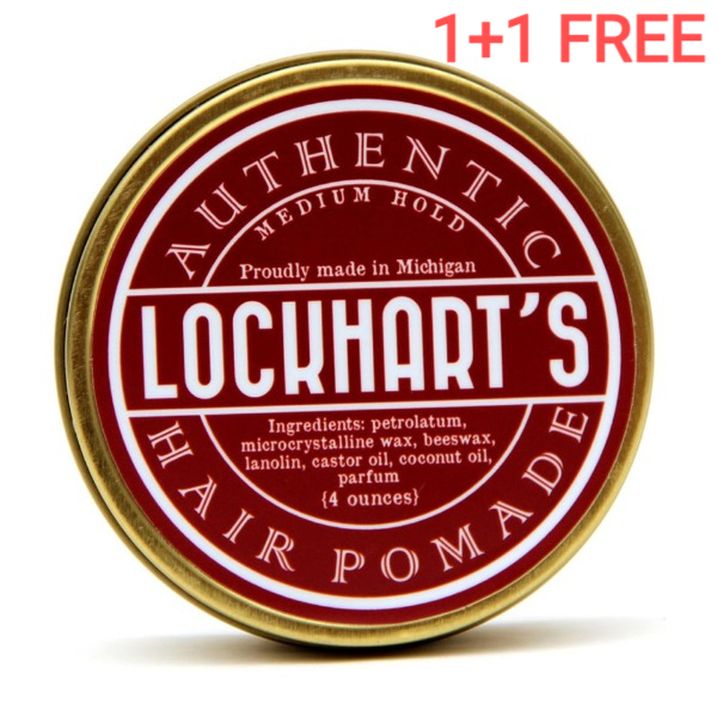Lockhart's medium hold pomade 1+1free, , medium image number null