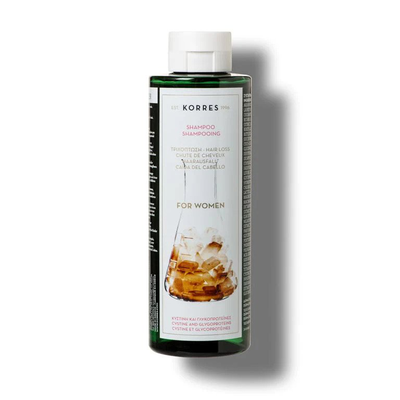 Korres cystine & glycoproteins anti-hair loss shampoo for women 250ml