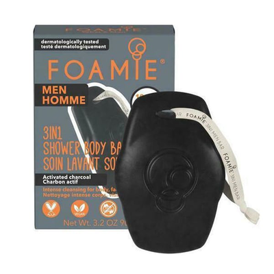 Foamie 3in1 shower body bar what a man 90g, , medium