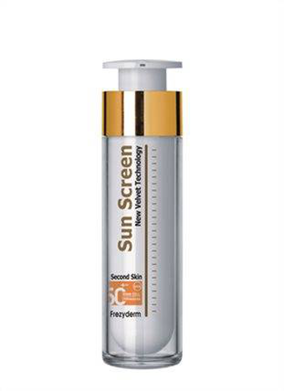 Frezyderm sun screen velvet face SPF50, transparent sun protection cream 50ml-null