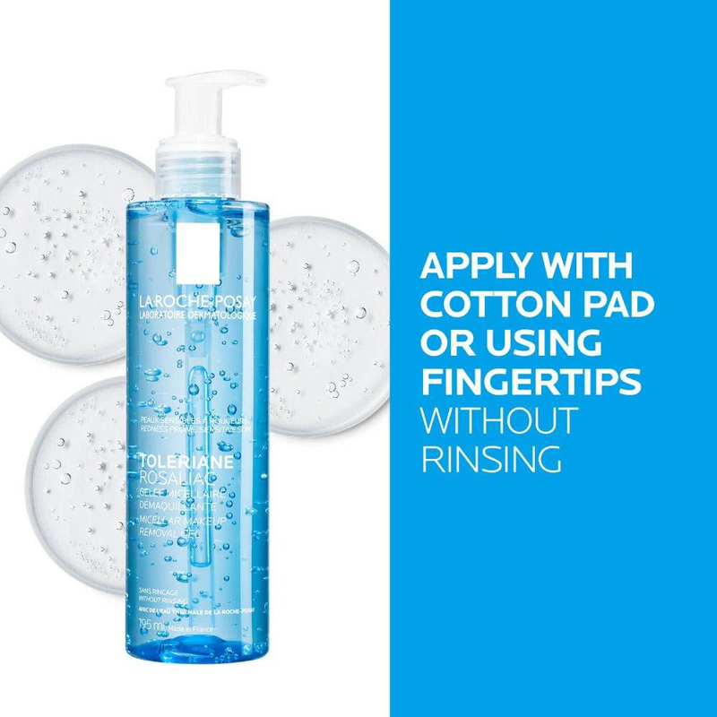 La roche posay rosaliac make up removal micellar water gel 195ml-null
