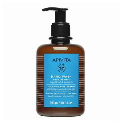 Apivita mild pomelo & propolis 1 hand wash 300ml, , medium