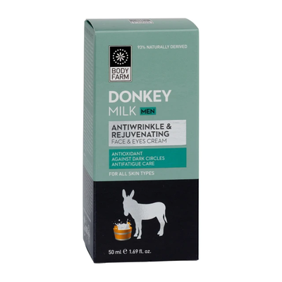 Donkey milk men antiwrinkle rejuv face eye cream 50ml, , medium