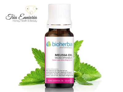 Lemon βalm, pure essential oil, 10 ml, bioherba
